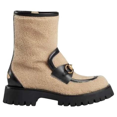 gucci trek boots with inside fur|Gucci boots customer service.